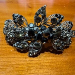 Crystal Flower Hair clip